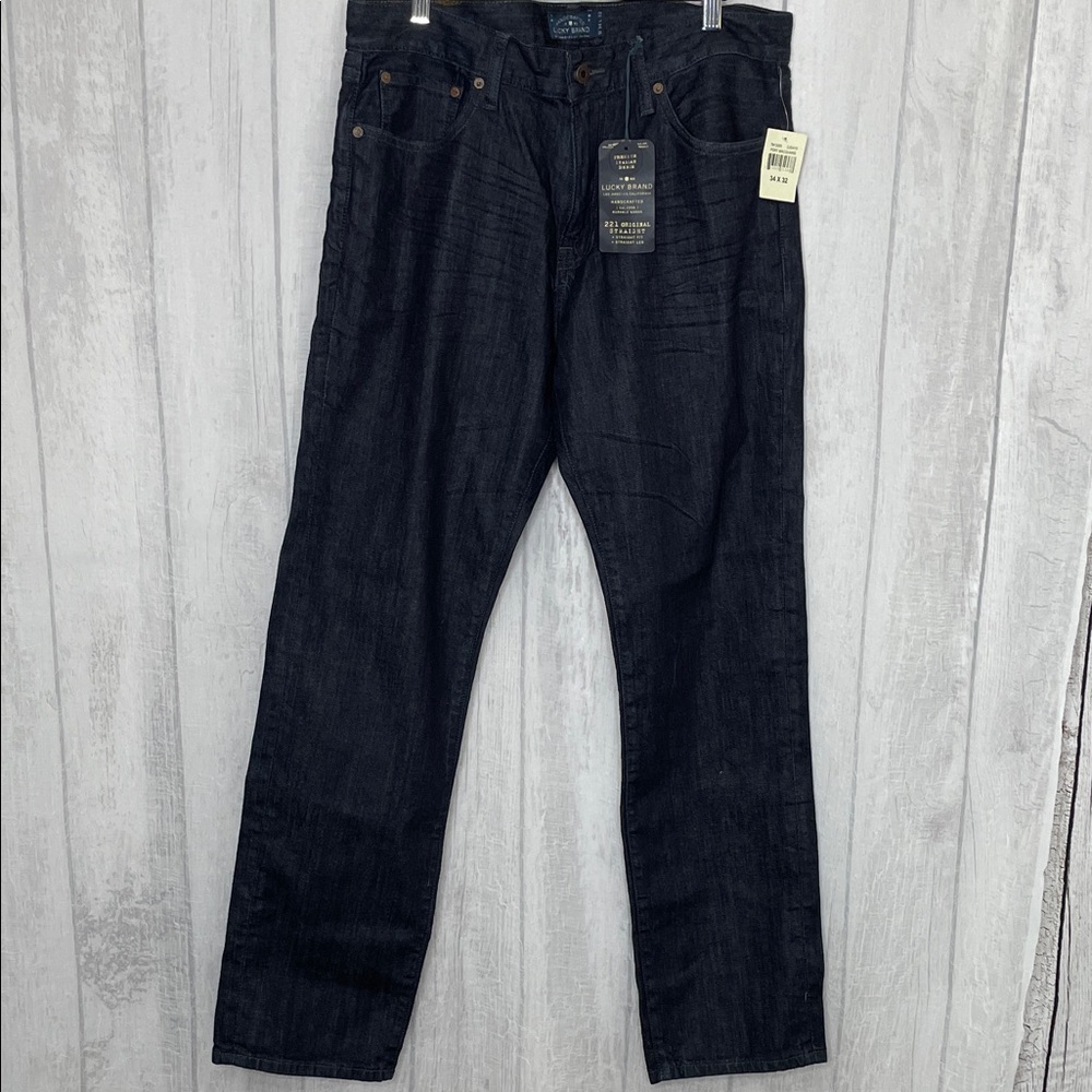 Lucky Brand Men's Straight Leg Dark Indigo Jeans